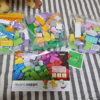 햇님토이 크레용 블럭, 비비드 파스텔 색상 150PCS — 5점을 준 리뷰어가 2018년 10월 올린 사용 사진