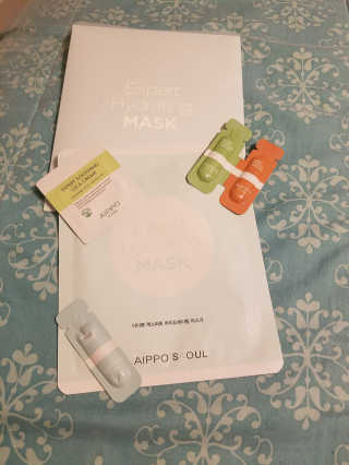 아이뽀 모든 피부 타입을위한 AIPPO Expert Hydrating Mask — 4점을 준 리뷰어가 2018년 2월 올린 사용 사진