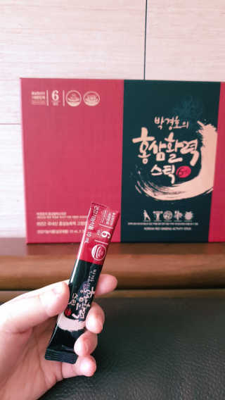 메이준뉴트리 박경호의 홍삼활력스틱 10ml x 30포 — 5점을 준 리뷰어가 2020년 2월 올린 사용 사진
