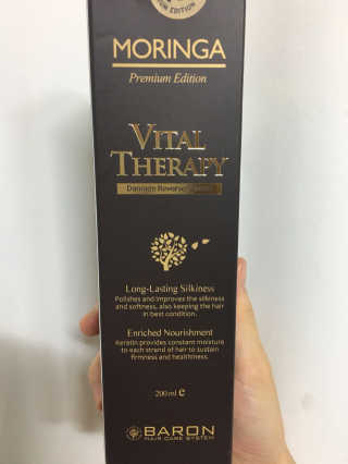 바론 모링가 바이탈테라피 헤어에센스 200ml — 4점을 준 리뷰어가 2017년 10월 올린 사용 사진
