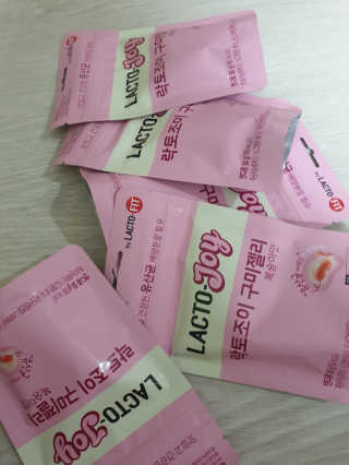 락토조이 구미젤리 복숭아맛 — 5점을 준 리뷰어가 2019년 10월 올린 사용 사진