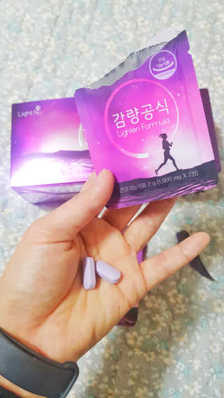 [감량공식] 다이어트 건강기능식품 — 4점을 준 리뷰어가 2019년 12월 올린 사용 사진