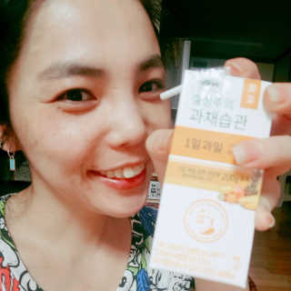 이롬 황성주의 과채습관 1일 야채 과일 주스 랜덤 세트 — 5점을 준 리뷰어가 2018년 7월 올린 사용 사진