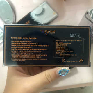 피카소 속눈썹 접착제 2종 + 아이미속눈썹 2종 — 4점을 준 리뷰어가 2019년 9월 올린 사용 사진
