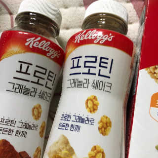 켈로그 프로틴바 멀티팩+프로틴 그래놀라 쉐이크 2종 — 5점을 준 리뷰어가 2020년 1월 올린 사용 사진