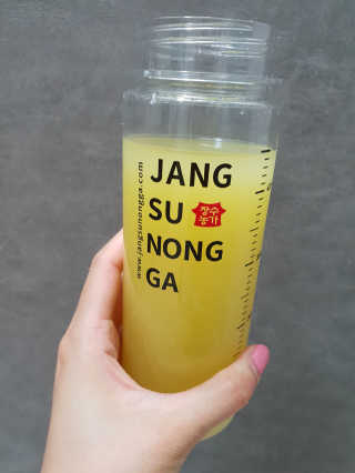 장수농가 리얼깔라만시 원샷 50ml 10팩+보틀 — 3.5점을 준 리뷰어가 2019년 5월 올린 사용 사진