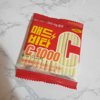 매드비타C 1000 — 4점을 준 리뷰어가 2019년 4월 올린 사용 사진