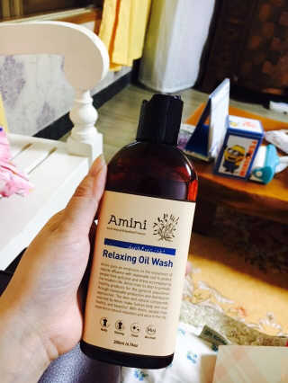 아미니 오일워시 시리즈 400ml（3종 중 1종 랜덤발송 — 4.67점을 준 리뷰어가 2017년 4월 올린 사용 사진