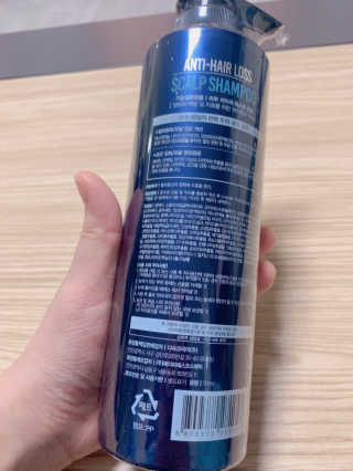 다슈코리아 다슈 데일리 단백질 한방 두피 골드 샴푸 500ml — 5점을 준 리뷰어가 2020년 1월 올린 사용 사진