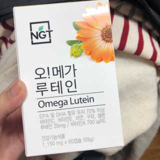 네츄럴굿띵스 오!메가루테인 60일분 — 3.5점을 준 리뷰어가 2019년 2월 올린 사용 사진