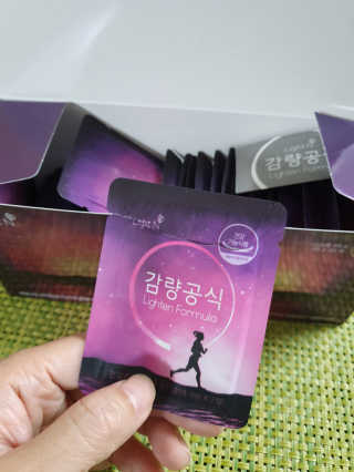 [감량공식] 다이어트 건강기능식품 — 5점을 준 리뷰어가 2019년 12월 올린 사용 사진
