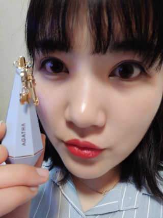 아가타 [AGATHA] 프리미에르 립스틱 — 3.67점을 준 리뷰어가 2018년 5월 올린 사용 사진