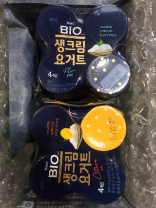 [매일 바이오] 생크림요거트 플레인 12개 + 유자 12개 — 4점을 준 리뷰어가 2019년 6월 올린 사용 사진