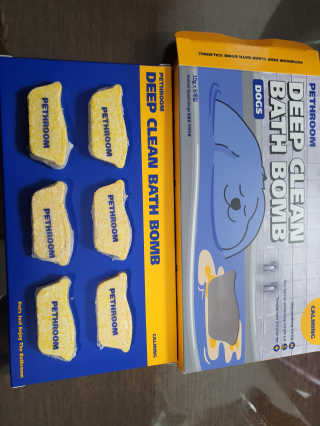 Pethroom 페스룸 PETHROOM DEEP CLEAN BATHBOMB 페스룸 딥클린 배쓰밤 — 5점을 준 리뷰어가 2020년 3월 올린 사용 사진