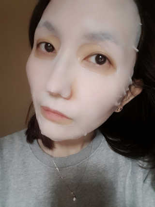 주식회사 태미스 태미스 뉴 히알루론산 마스크팩 10매 — 5점을 준 리뷰어가 2018년 12월 올린 사용 사진