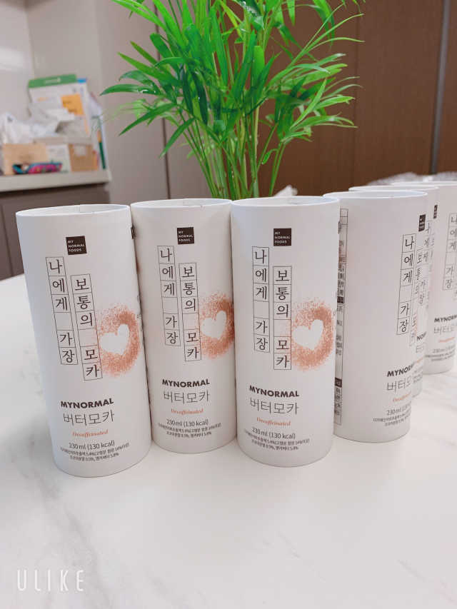 마이노멀 버터모카 디카페인 리뷰 사진