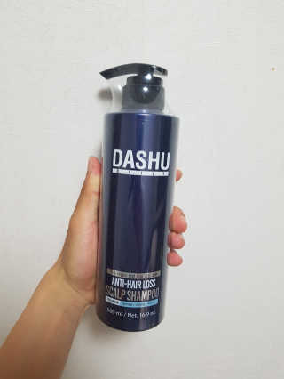 다슈코리아 다슈 데일리 한방 두피 골드 샴푸 500ml — 4.5점을 준 리뷰어가 2019년 2월 올린 사용 사진