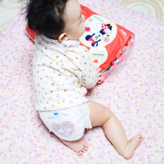 보솜이 베이비케어 팬티형 기저귀 — 5점을 준 리뷰어가 2019년 3월 올린 사용 사진