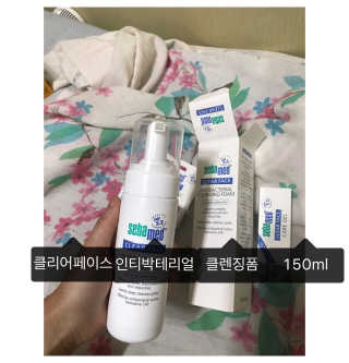 세바메드 클리어 페이스 안티박테리얼 클렌징 폼 — 5점을 준 리뷰어가 2017년 6월 올린 사용 사진