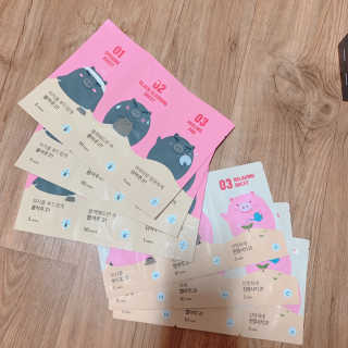 미팩토리 3단 돼지코팩 1box + 3단 흑돼지코팩 1box — 5점을 준 리뷰어가 2019년 7월 올린 사용 사진