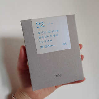 톤28 유기농 블루라이트 방어 UV 차단거리 지성용 B2 — 4점을 준 리뷰어가 2019년 4월 올린 사용 사진