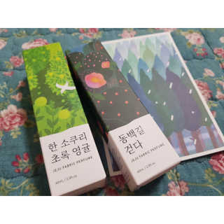 르플랑 제주 패브릭 퍼퓸 60ml 8종 — 3.67점을 준 리뷰어가 2018년 8월 올린 사용 사진
