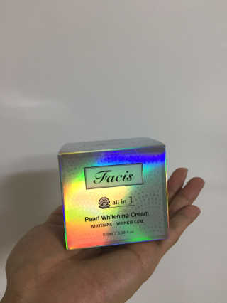 파시스 올인원 진주 화이트닝 크림 100ml — 4.5점을 준 리뷰어가 2019년 3월 올린 사용 사진