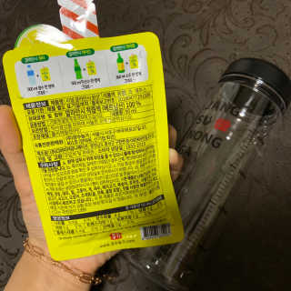 장수농가 리얼깔라만시 원샷 50ml 10팩+보틀 — 5점을 준 리뷰어가 2019년 5월 올린 사용 사진