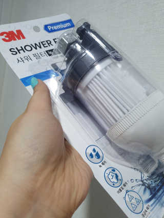 3M™ 프리미엄 샤워필터 — 5점을 준 리뷰어가 2019년 8월 올린 사용 사진