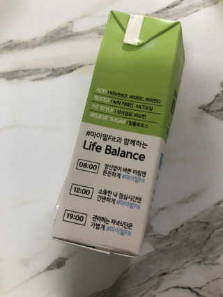 낫띵베럴 잘빠진 저지방 식사 마이밀Fit 말차 6팩 — 4점을 준 리뷰어가 2019년 7월 올린 사용 사진