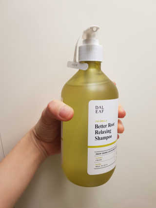 달리프 클로렐라 베러 루트 릴렉싱 샴푸 500ml — 5점을 준 리뷰어가 2020년 2월 올린 사용 사진