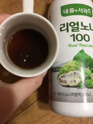 넥스트비티 내몸에사과해 리얼노니 100 — 5점을 준 리뷰어가 2018년 12월 올린 사용 사진