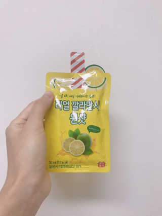장수농가 리얼깔라만시 원샷 50ml 10팩+보틀 — 4점을 준 리뷰어가 2019년 5월 올린 사용 사진
