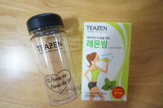 티젠 레몬밤 + 마이보틀 — 5점을 준 리뷰어가 2018년 7월 올린 사용 사진