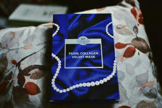 Pearl Collagen Velvet Mask 1 BOX by YVESOM — 5점을 준 리뷰어가 2019년 2월 올린 사용 사진