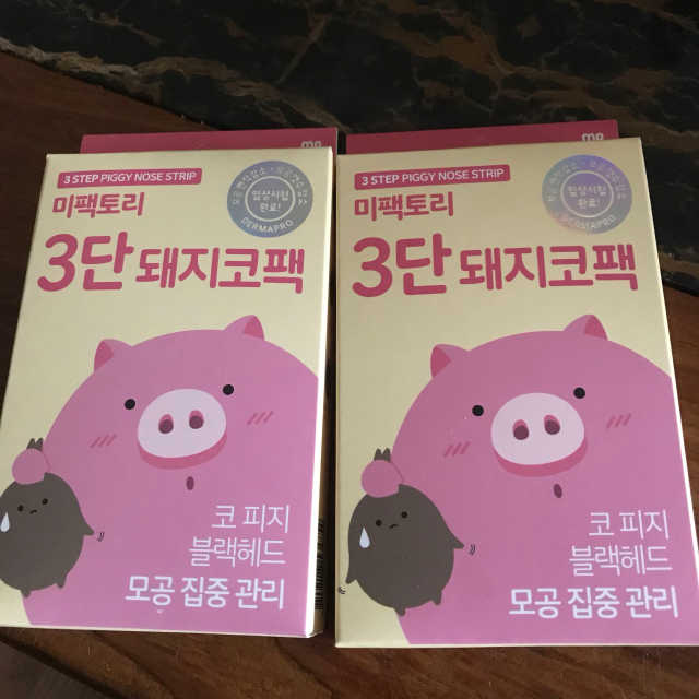 미팩토리 3단 돼지코팩 3매입 X 2 리뷰 사진