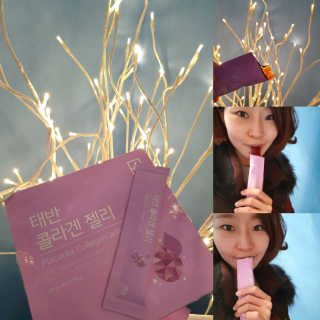 네츄럴굿띵스 태반 콜라겐 젤리 15포 — 5점을 준 리뷰어가 2018년 11월 올린 사용 사진