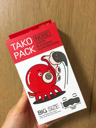나이팅게일 TAKO PACK NOSE [문어코팩] — 3점을 준 리뷰어가 2018년 6월 올린 사용 사진