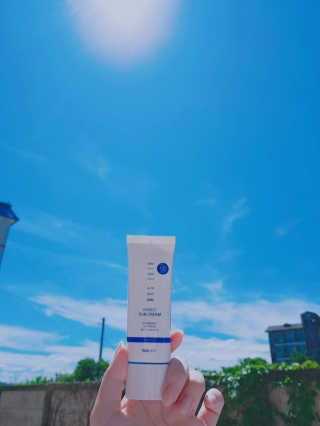 블루마인드 블루선 퍼펙트 선크림 [마일드] — 4점을 준 리뷰어가 2018년 7월 올린 사용 사진