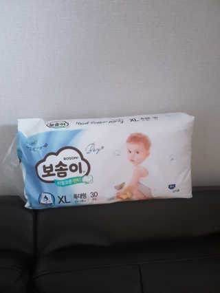 보솜이 리얼코튼 팬티형 — 5점을 준 리뷰어가 2019년 3월 올린 사용 사진