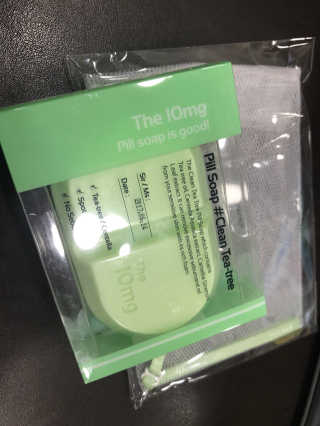The10mg [100개 선착순] 10mg 알약비누 — 3.5점을 준 리뷰어가 2017년 7월 올린 사용 사진