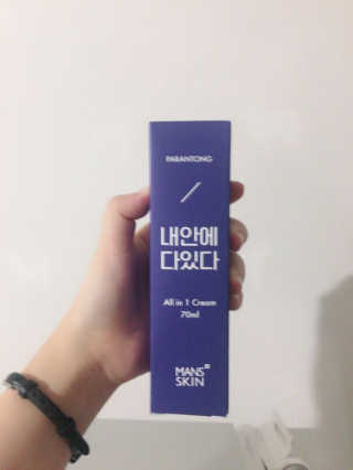 맨즈스킨 파란통 내안에다있다 — 4.33점을 준 리뷰어가 2017년 11월 올린 사용 사진