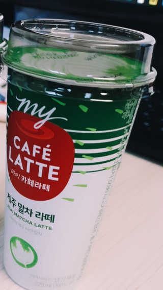 마이카페라떼 말차 아몬드브리즈 7개입 — 4점을 준 리뷰어가 2019년 11월 올린 사용 사진
