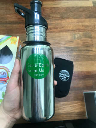 비타맘 지구를 지키는 리퓨리 정수물병 - 플라스틱 남용 예방 — 4점을 준 리뷰어가 2020년 3월 올린 사용 사진