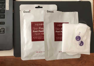 OMYLIFE Skin Freyia Foot Peeling — 5점을 준 리뷰어가 2018년 6월 올린 사용 사진