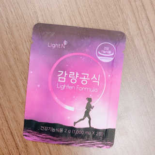 [감량공식] 다이어트 건강기능식품 — 5점을 준 리뷰어가 2020년 1월 올린 사용 사진
