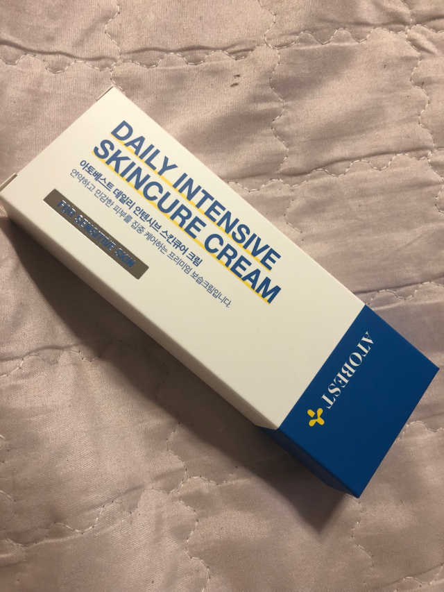 아토베스트 데일리 인텐시브 스킨큐어 크림 리뷰 사진