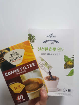 (주)쟈뎅 [쟈뎅] 클래스 신선한 하루 원두+여과지 SET — 4점을 준 리뷰어가 2019년 3월 올린 사용 사진