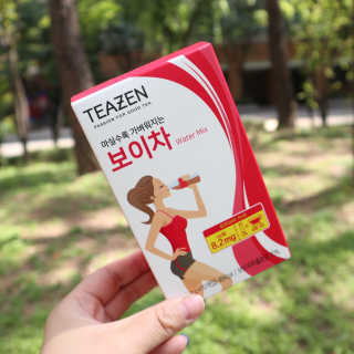 티젠 보이차 + 마이보틀 세트 — 4점을 준 리뷰어가 2018년 6월 올린 사용 사진