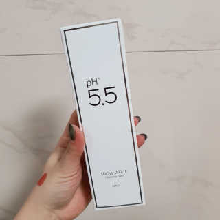 포므시 스노우화이트클렌징폼pH5.5 — 5점을 준 리뷰어가 2020년 1월 올린 사용 사진